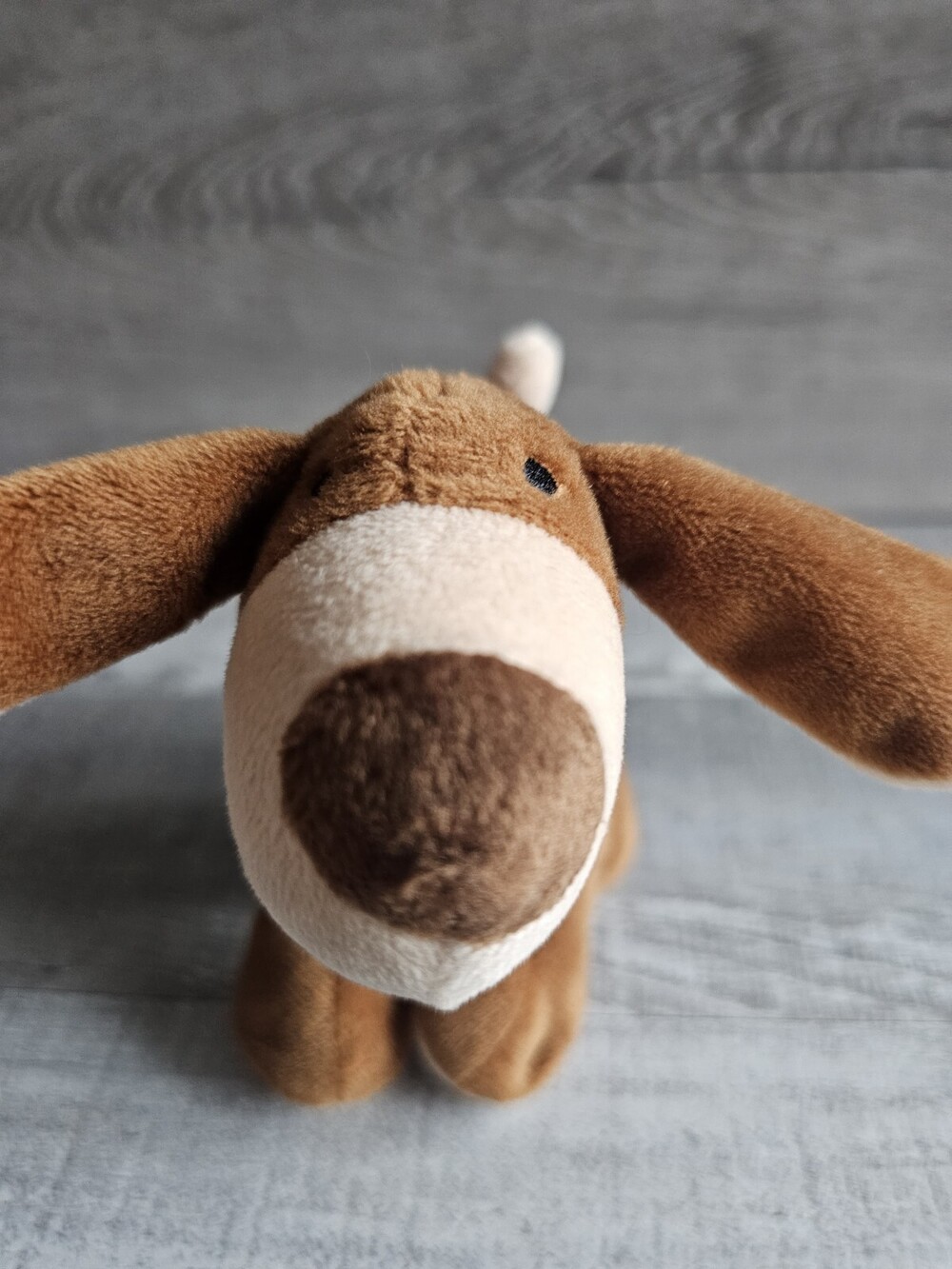Kid Concept Brown Dog Plush Puppy Red Collar 2017 5" Stuffed Animal Toy